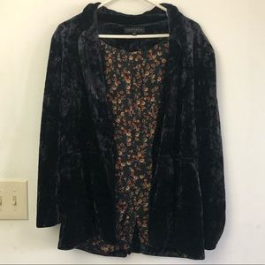 Stunning Black Velvet Sanctuary Jacket